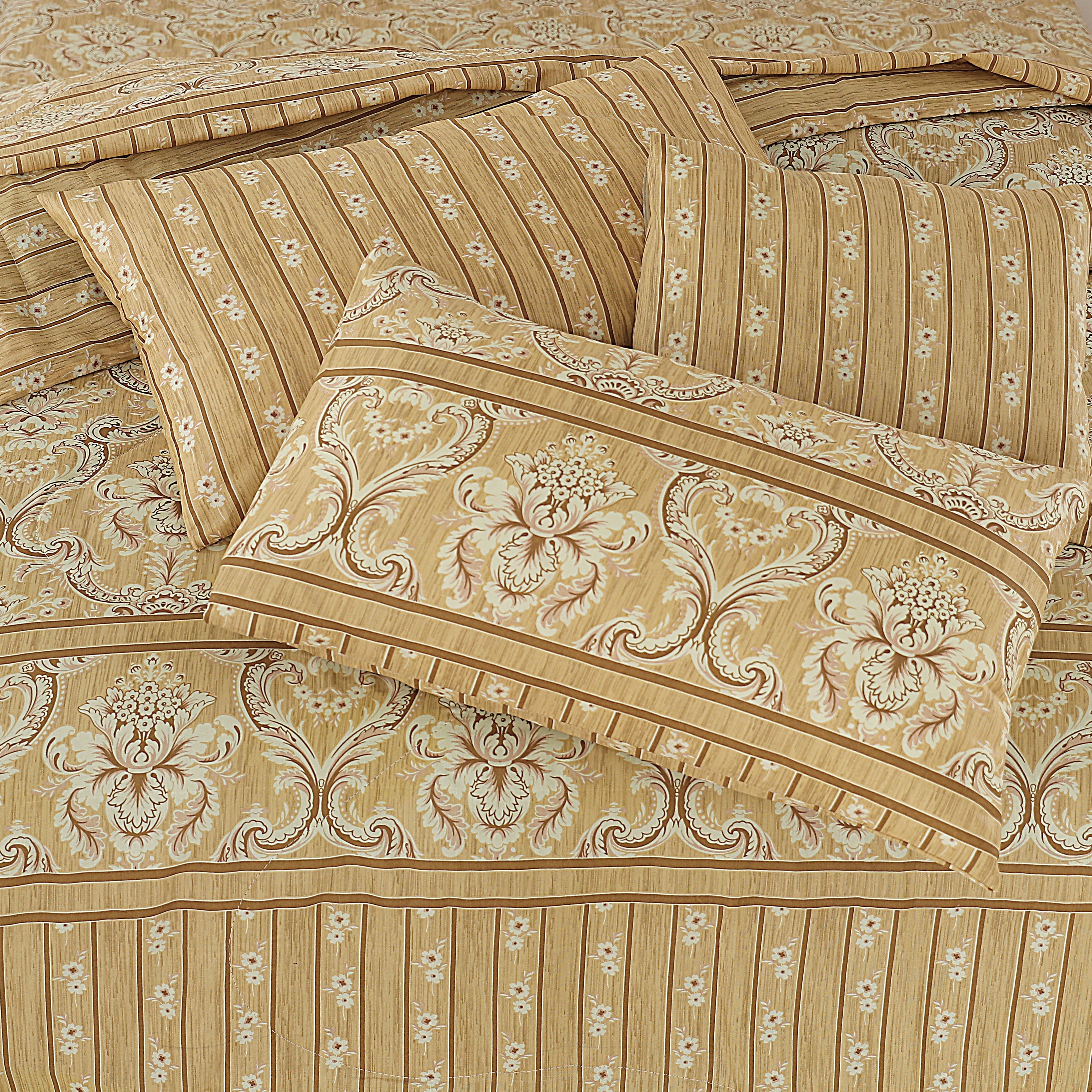 7 Pcs Comforter Set King Size Design KCC 64