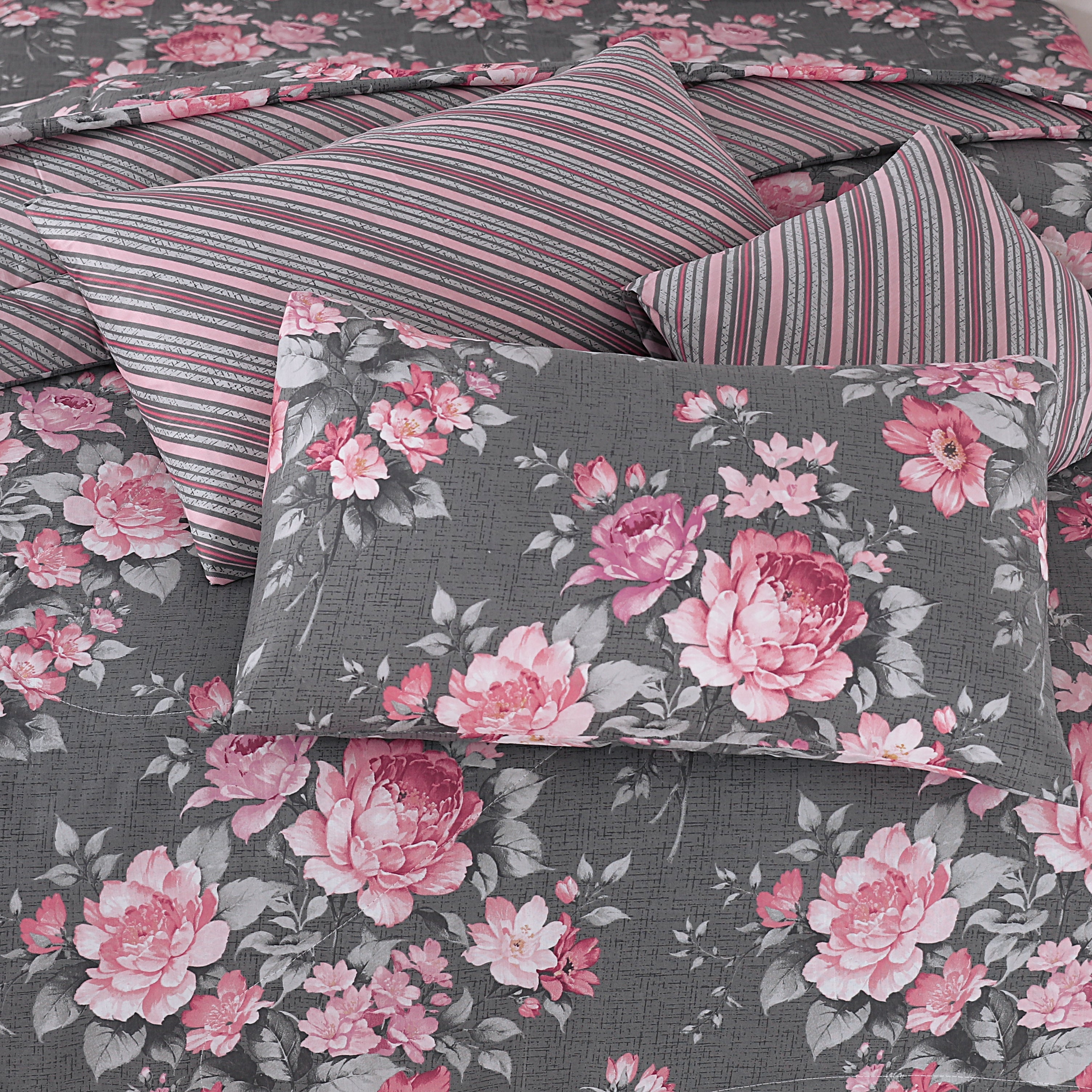 7 Pcs Comforter Set King Size Design KCC 65