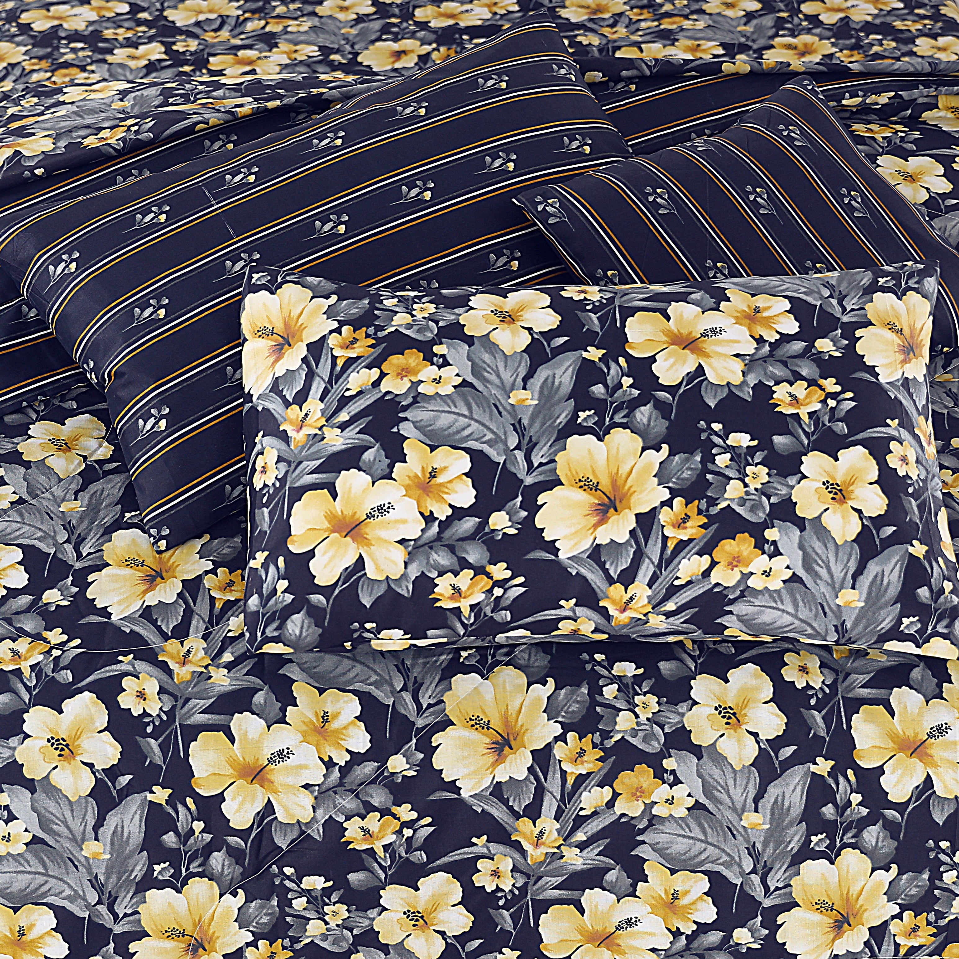 7 Pcs Comforter Set King Size Design KCC 44