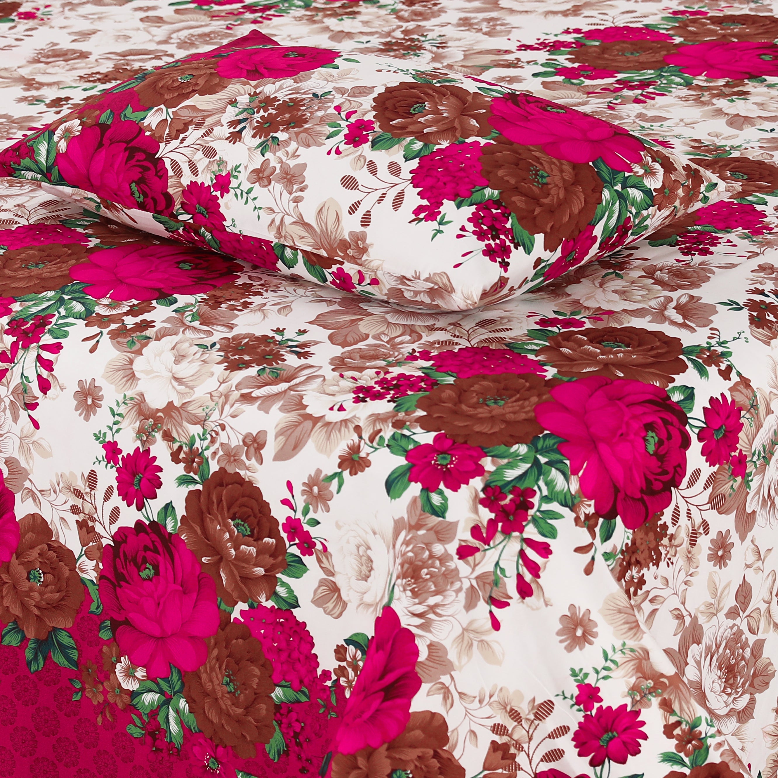 3 Pcs Premium soft cotton Bed sheet C-32