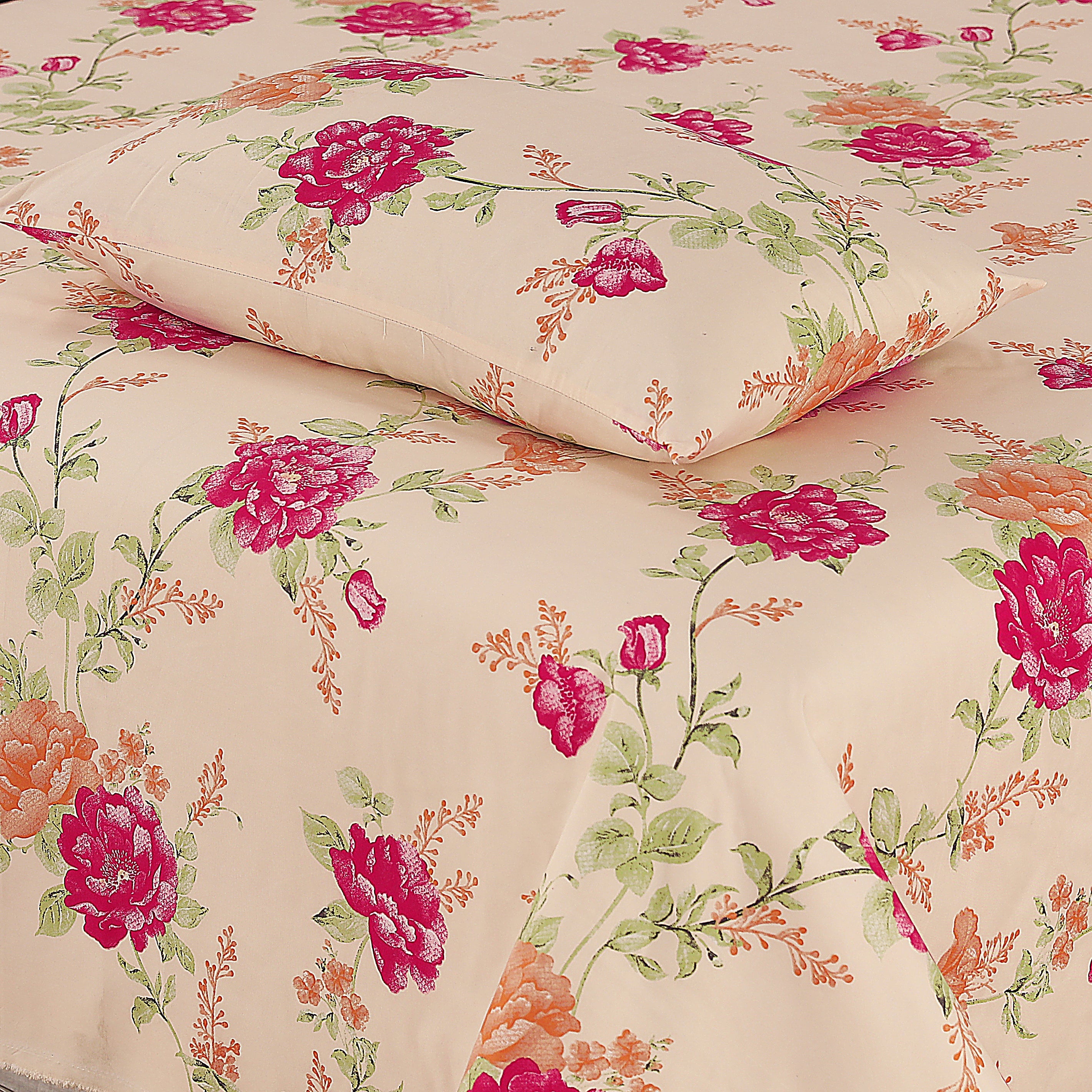 3 Pcs Premium soft cotton Bed sheet C-42