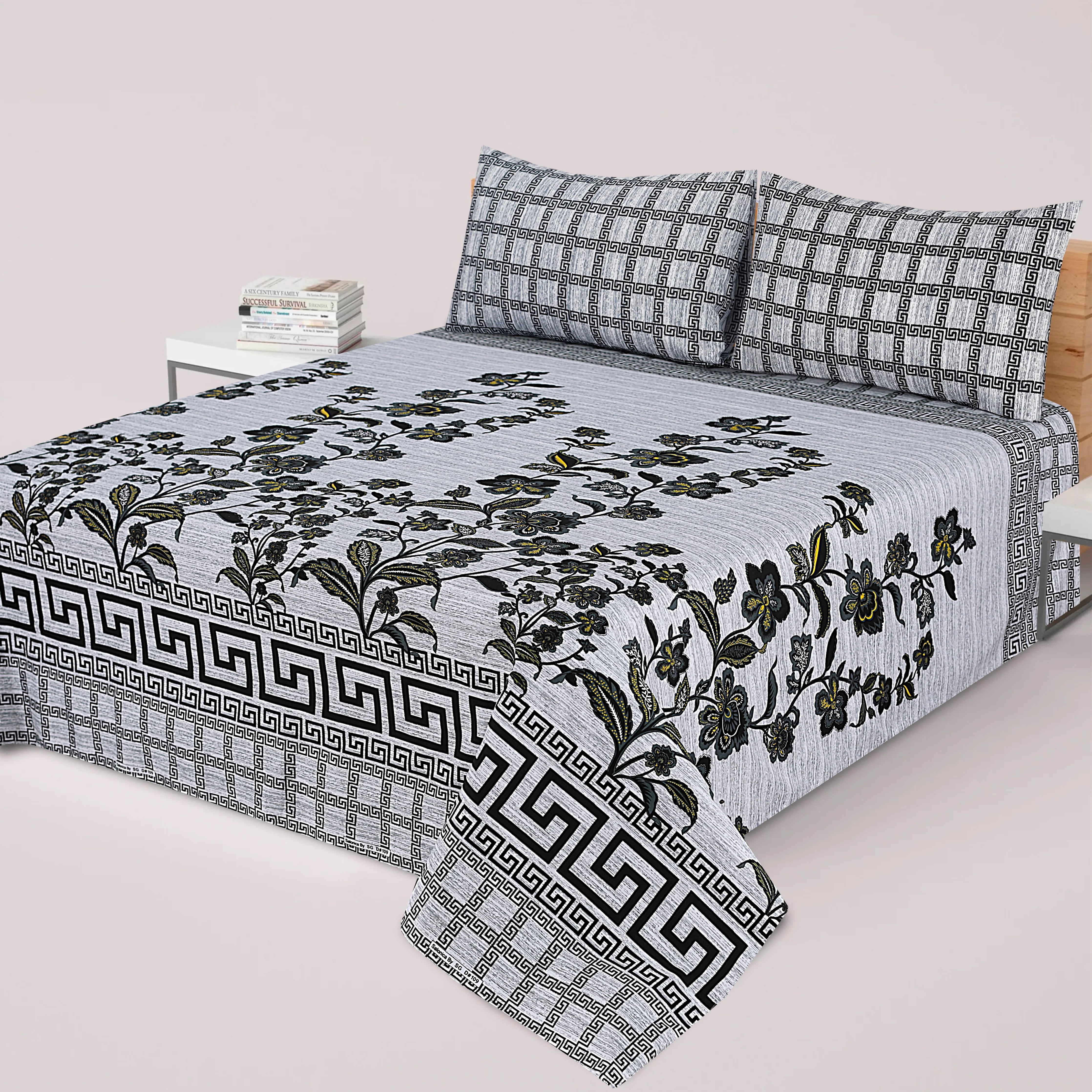 3 Pcs Bed sheet B-16
