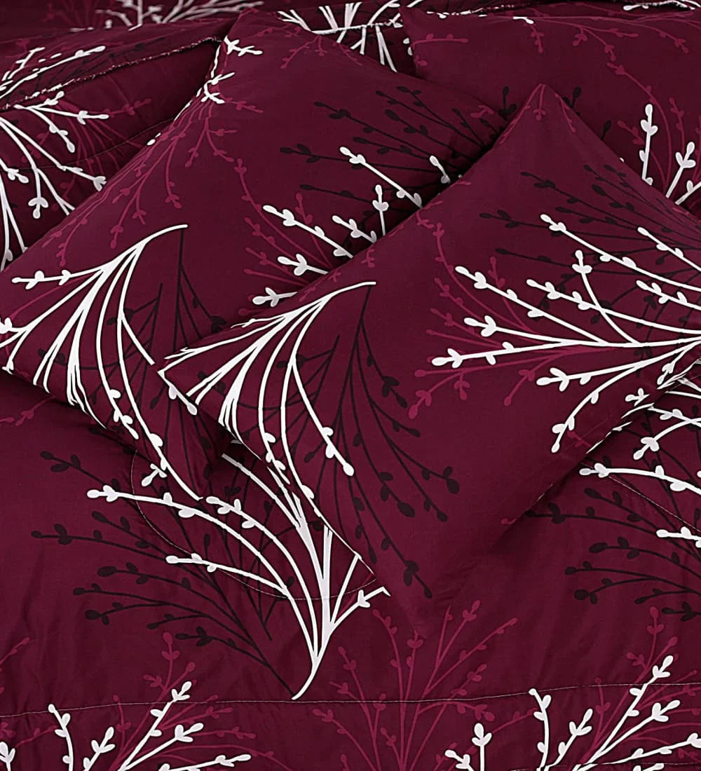 7 Pcs Comforter Set King Size Design KCC 56