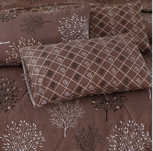 7 Pcs Comforter Set King Size Design KCC 10