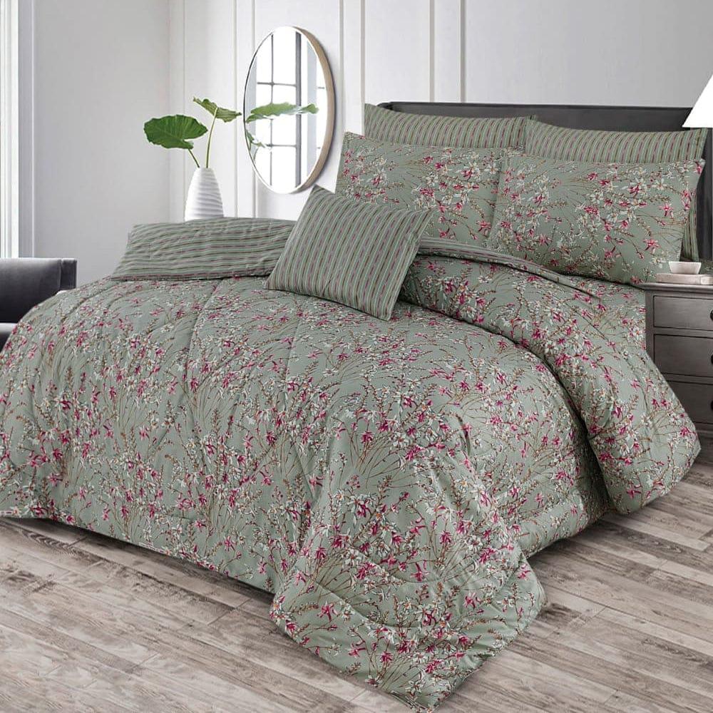 7Pcs Comforter Set King Size Design KCC 40