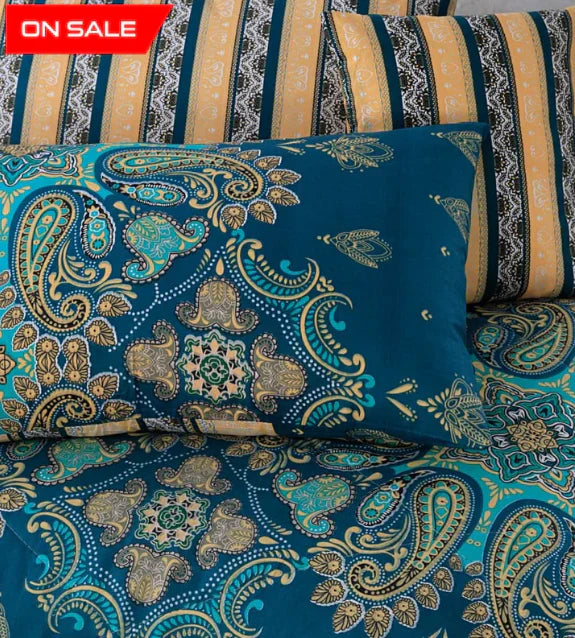 7 Pcs Comforter Set King Size Design KCC 47