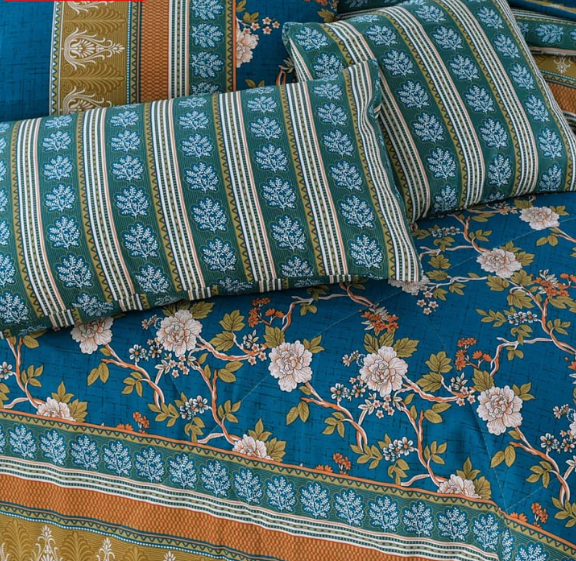 7 Pcs Comforter Set King Size Design KCC 71